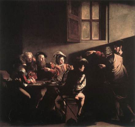 Caravaggio - The Calling of St. Matthew