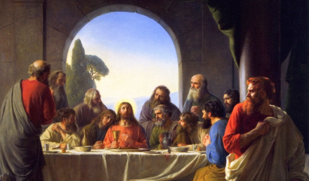 Detail from The Last Supper - Carl Heinrich Bloch